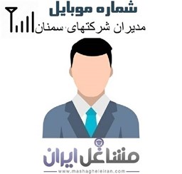 نمایش جزئیات برای مدیران شرکت های استان سمنان تصویر مدیران شرکت های استان سمنان