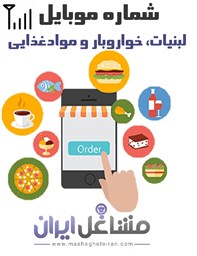 نمایش جزئیات برای شماره موبایل لبنیات، خواروبارو مواد غذایی تصویر شماره موبایل لبنیات، خواروبارو مواد غذایی